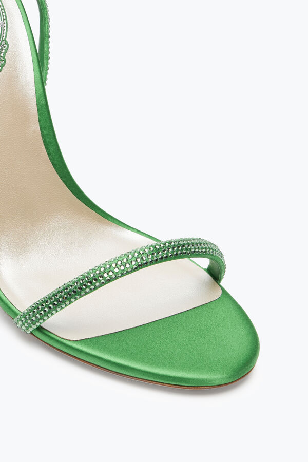 Ellabrita Crystal Green Sandal 105