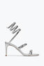 JUNIPER METALLIC SILVER SANDAL 80