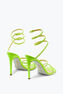 Cleo Yellow Fluo Sandal With Crystals 105