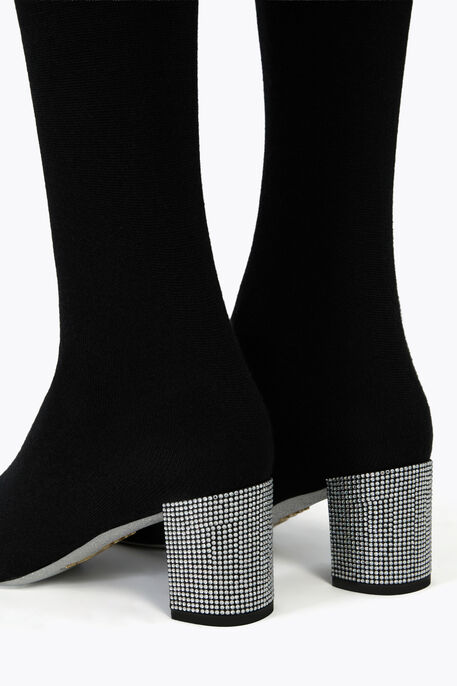 SONIA BLACK CASHMERE BOOT 60
