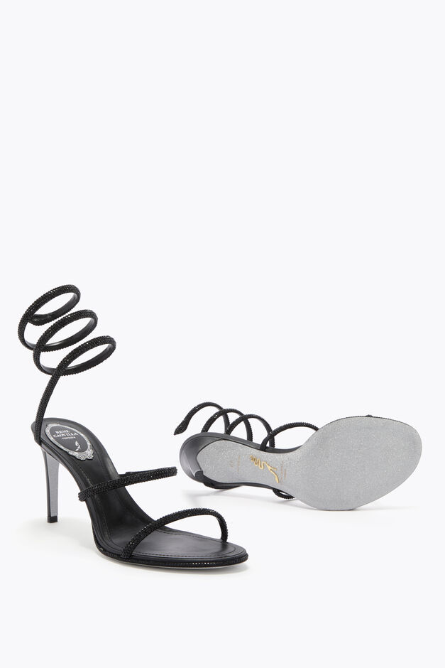 CLEO BLACK SANDAL 80 CLEO BLACK SANDAL 80