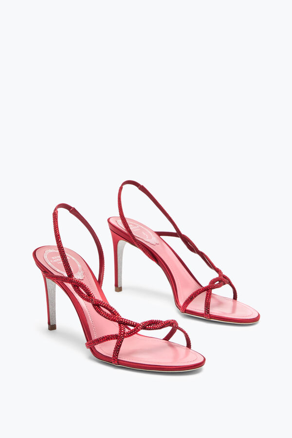 BRAID SANDALE IN ROT 80