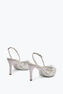 Silberfarbene Slingpumps Cinderella 75