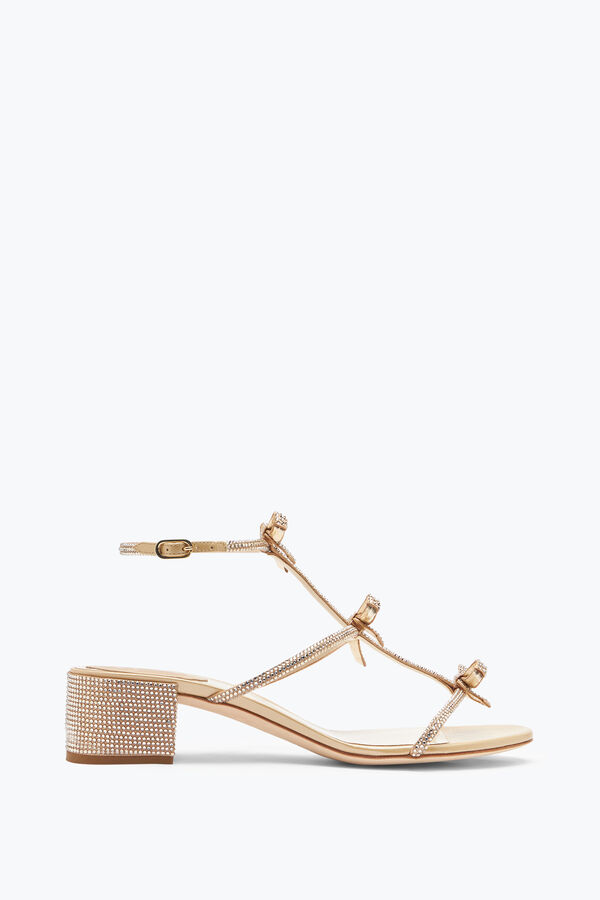 Sandalias Caterina Crystal Color Beige 40