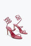 CLEO SANDALE IN BORDEAUX AUS AYERS-LEDER 80
