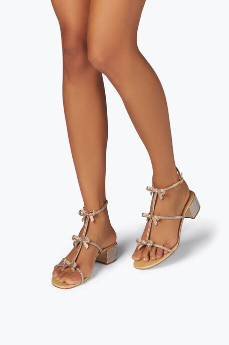 Caterina Crystal Beige Sandal 40 Caterina Crystal Beige Sandal 40