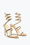 Cleo Crystal Gold Sandal 105