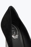 Zapato De Salón Negro Con Cristales Yasmine 100