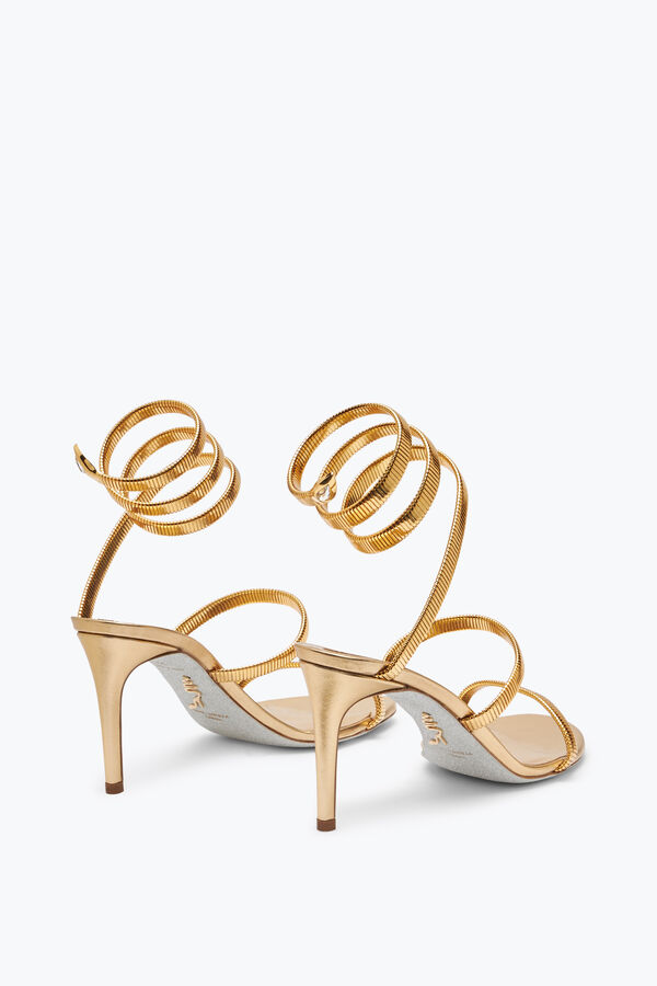 JUNIPER METALLIC GOLD SANDAL 80
