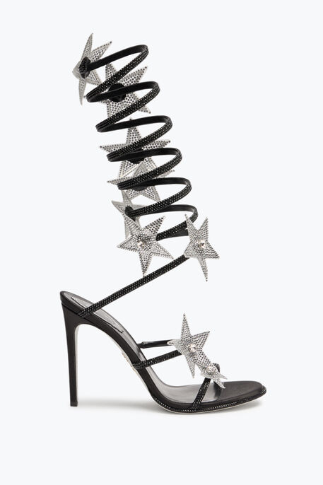 SUPER CLEO STAR BLACK & SILVER SANDAL 105