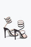 Cleo Metallic Black Sandal 105