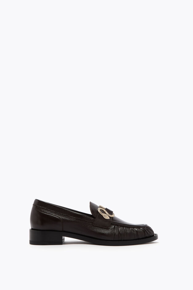 MORGANA DARK BROWN LOAFER 20