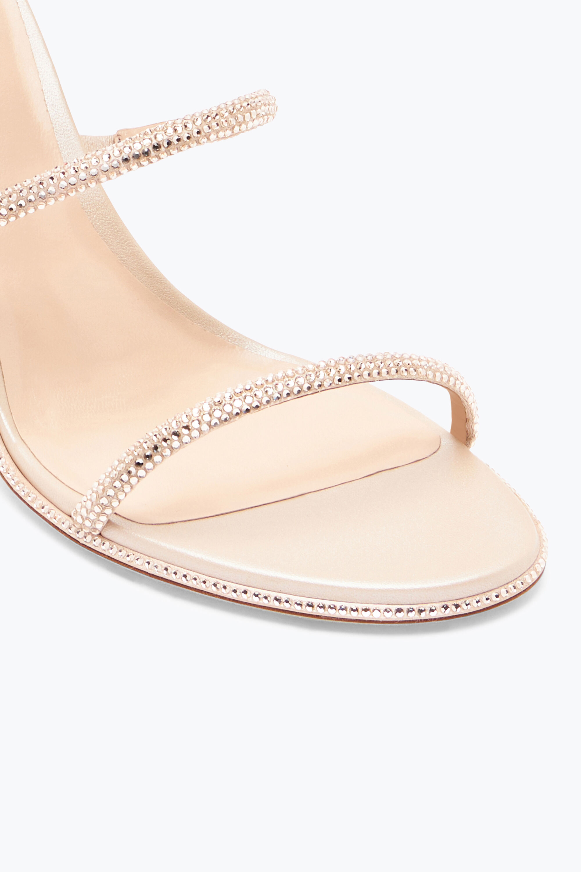 Jeweled CLEO NUDE SANDAL WITH CRYSTALS 80 | Rene Caovilla®