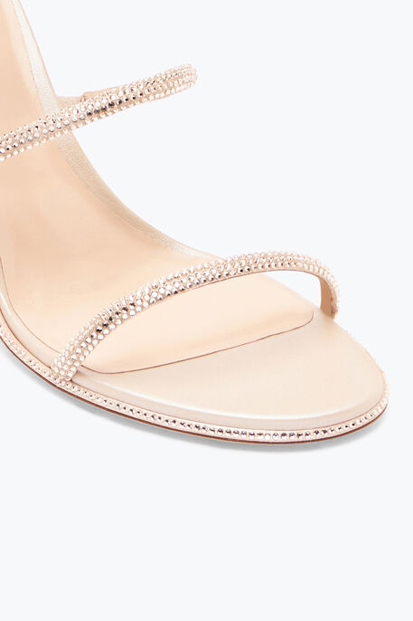 CLEO NUDE SANDAL WITH CRYSTALS 80 CLEO NUDE SANDAL WITH CRYSTALS 80
