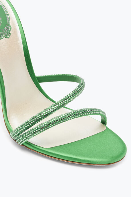 Irina Crystal Green Mule 105
