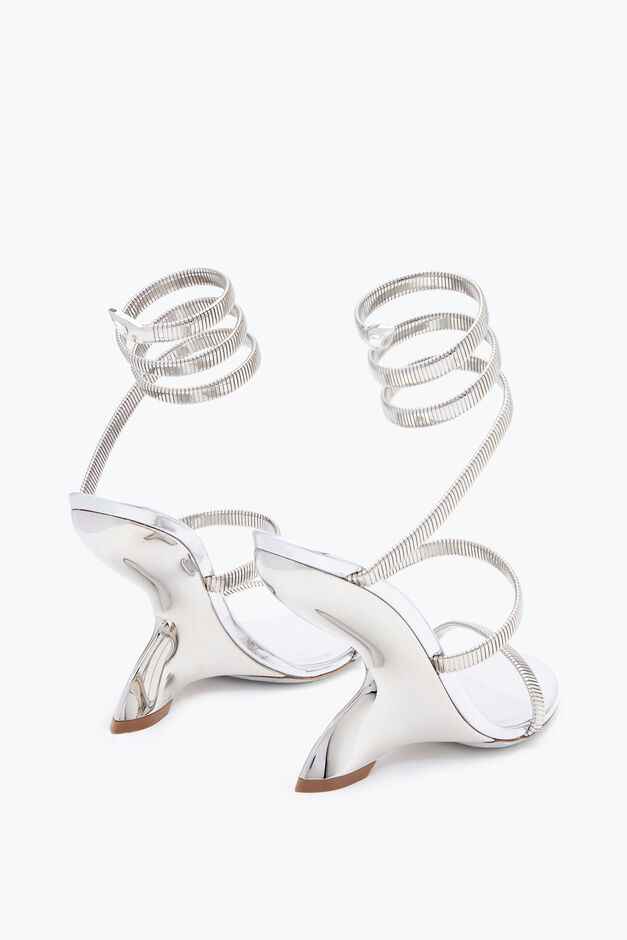 Symphony Mirrored Silver Sandal 105 Symphony Mirrored Silver Sandal 105