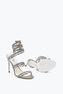 Chandelier Crystal Pearl Gray Sandal 105