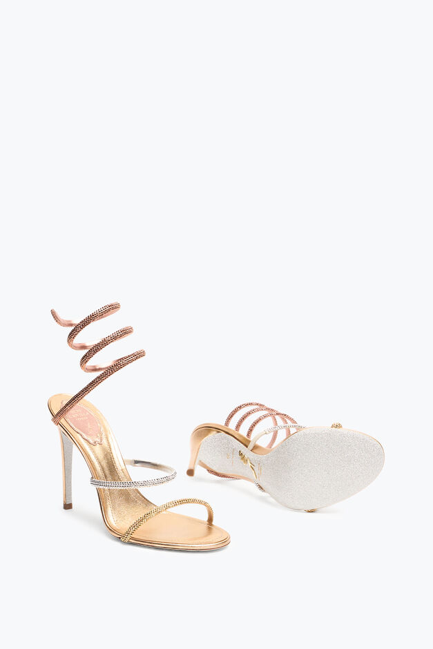 DREIFARBIGE CLEO SANDALE 105 DREIFARBIGE CLEO SANDALE 105