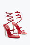 CLEO RED SANDAL WITH CRYSTAL 105