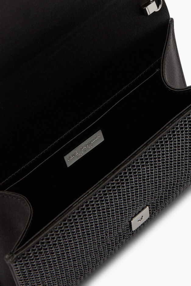 Clutch Aida Nera Con Cristalli All-Over Clutch Aida Nera Con Cristalli All-Over