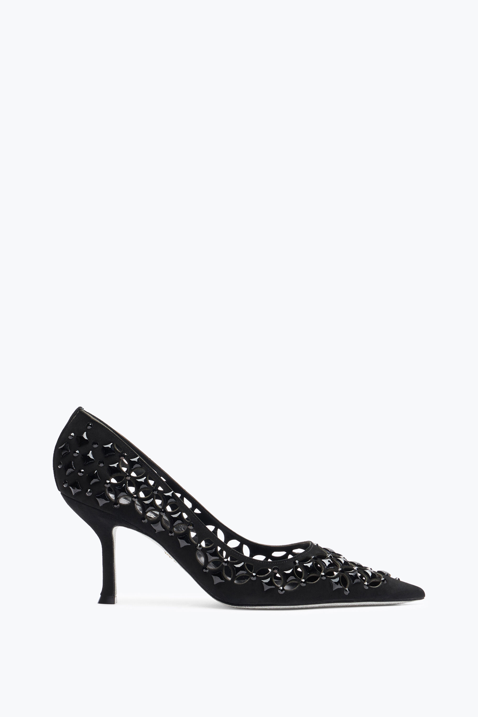 Escarpins Escarpin Trifora en daim noir 80 en Noir pour Femme Rene Caovilla