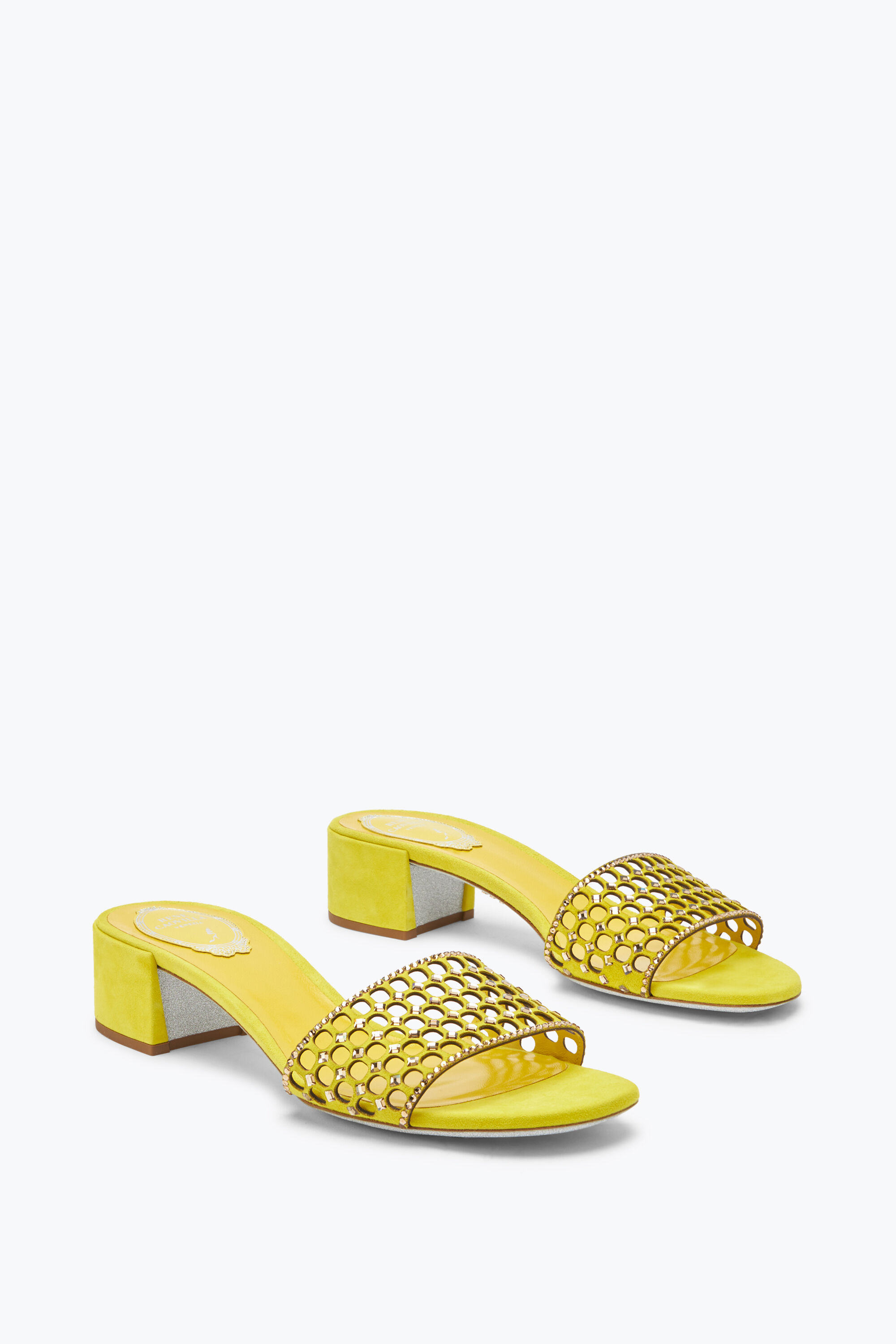 Mules Sandale mule Ginger jaune 40 en Jaune pour Femme Rene