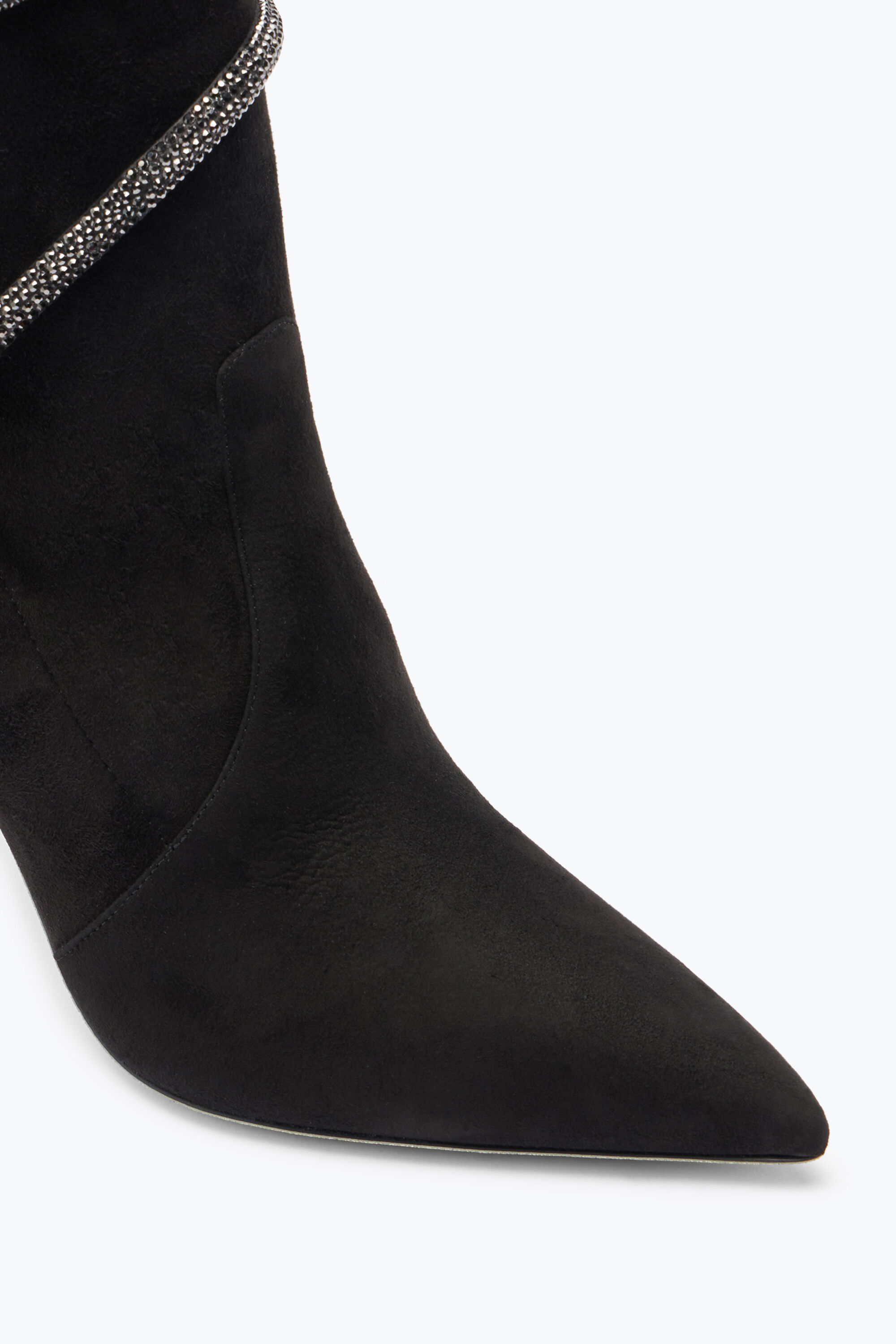 Jeweled Cleo Crystals Black Bootie 100 | Rene Caovilla®