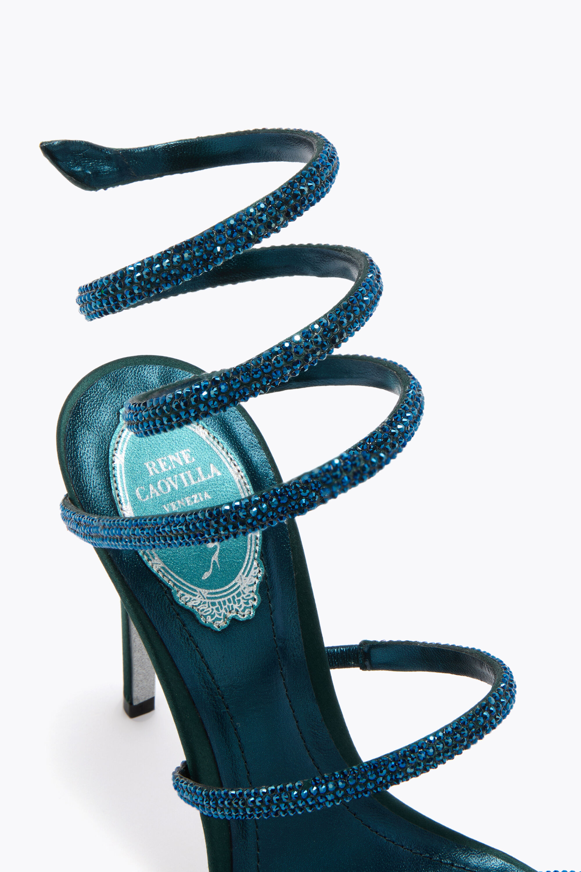 美品　RENE CAOVILLA ゴージャス Jeweled SUPER CHANDELIER BRONZE SANDAL 105 | Rene Caovilla®