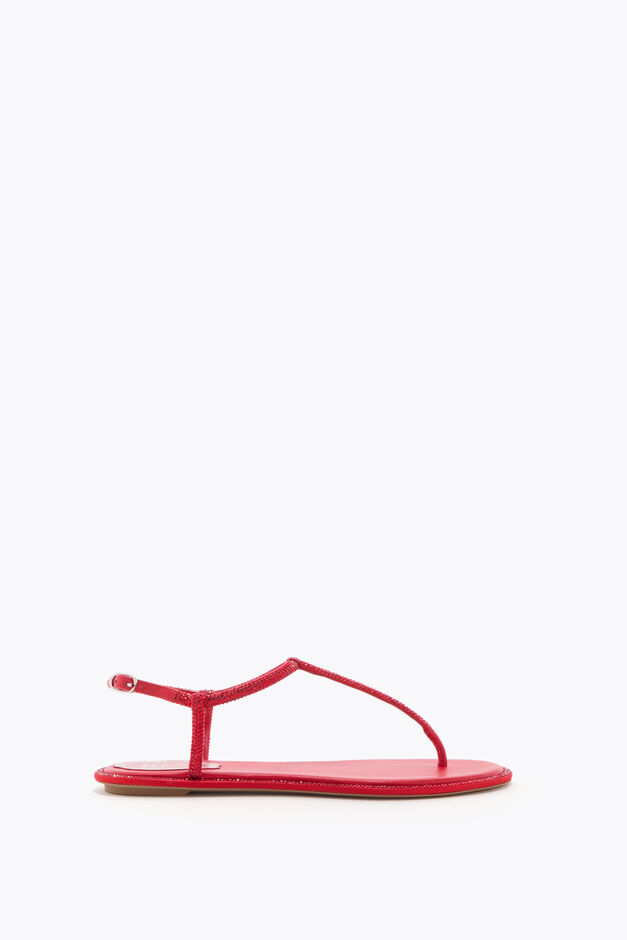 DIANA CRYSTAL RED SANDAL 10