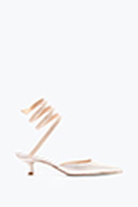 Zapato de salón Cleo de oro rosa con cristales 50