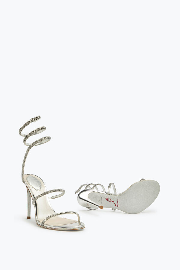 Cleo Crystal Silver Sandal 105