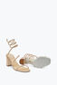 Sandalette Cleo Beige Mit Kristallen 80