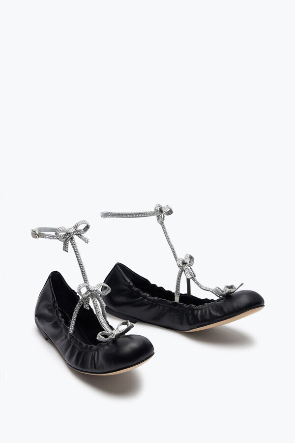 Caterina Black And Silver Ballerina 10