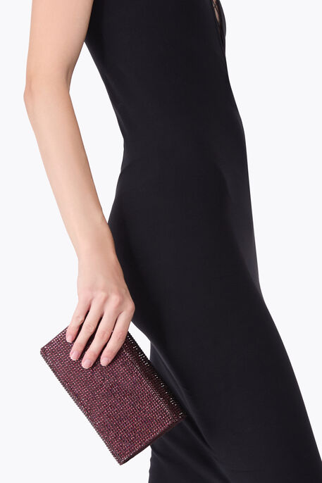 BABY FONDANT CLUTCH WITH ALL-OVER CRYSTALS