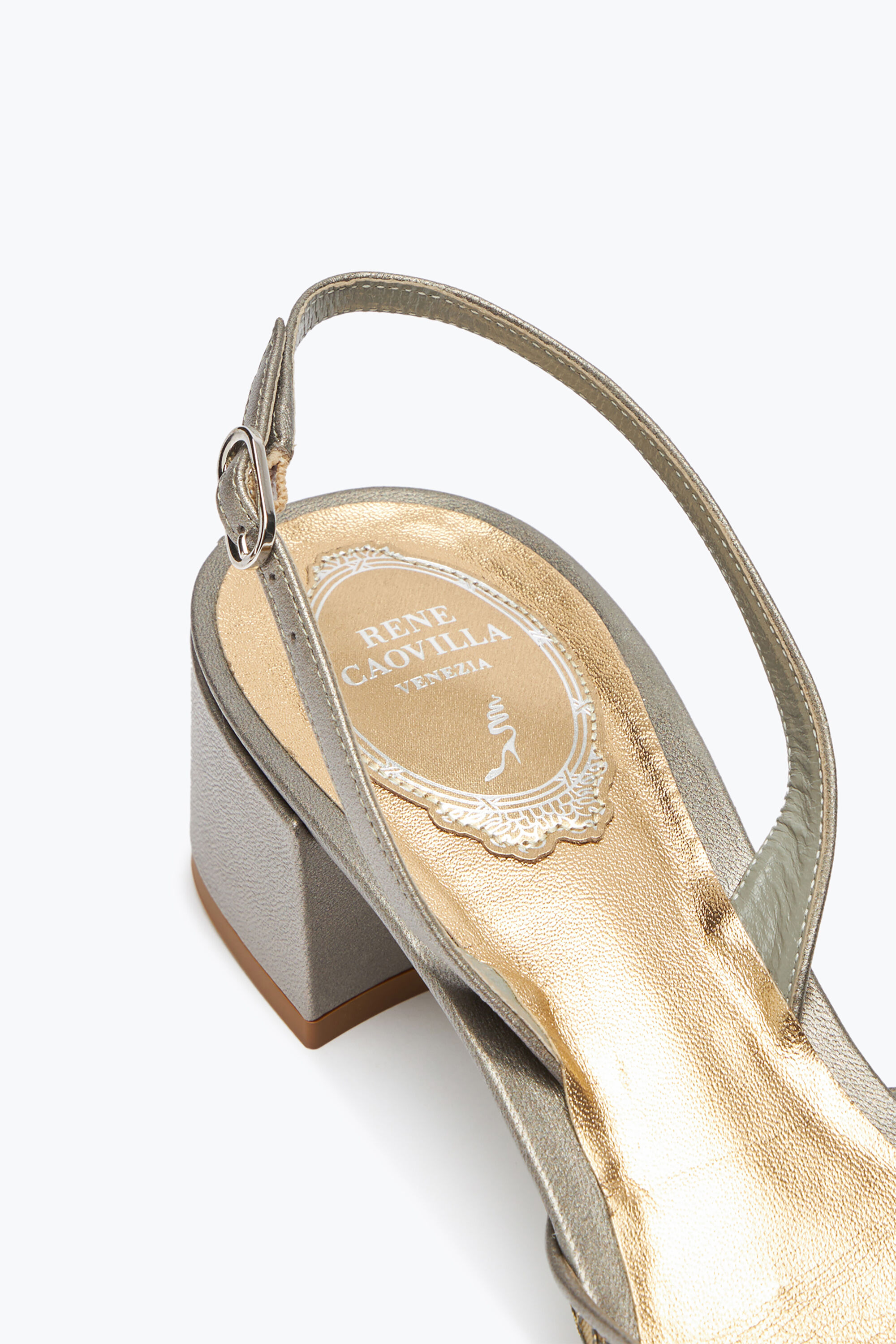 Bronze sales slingback shoes