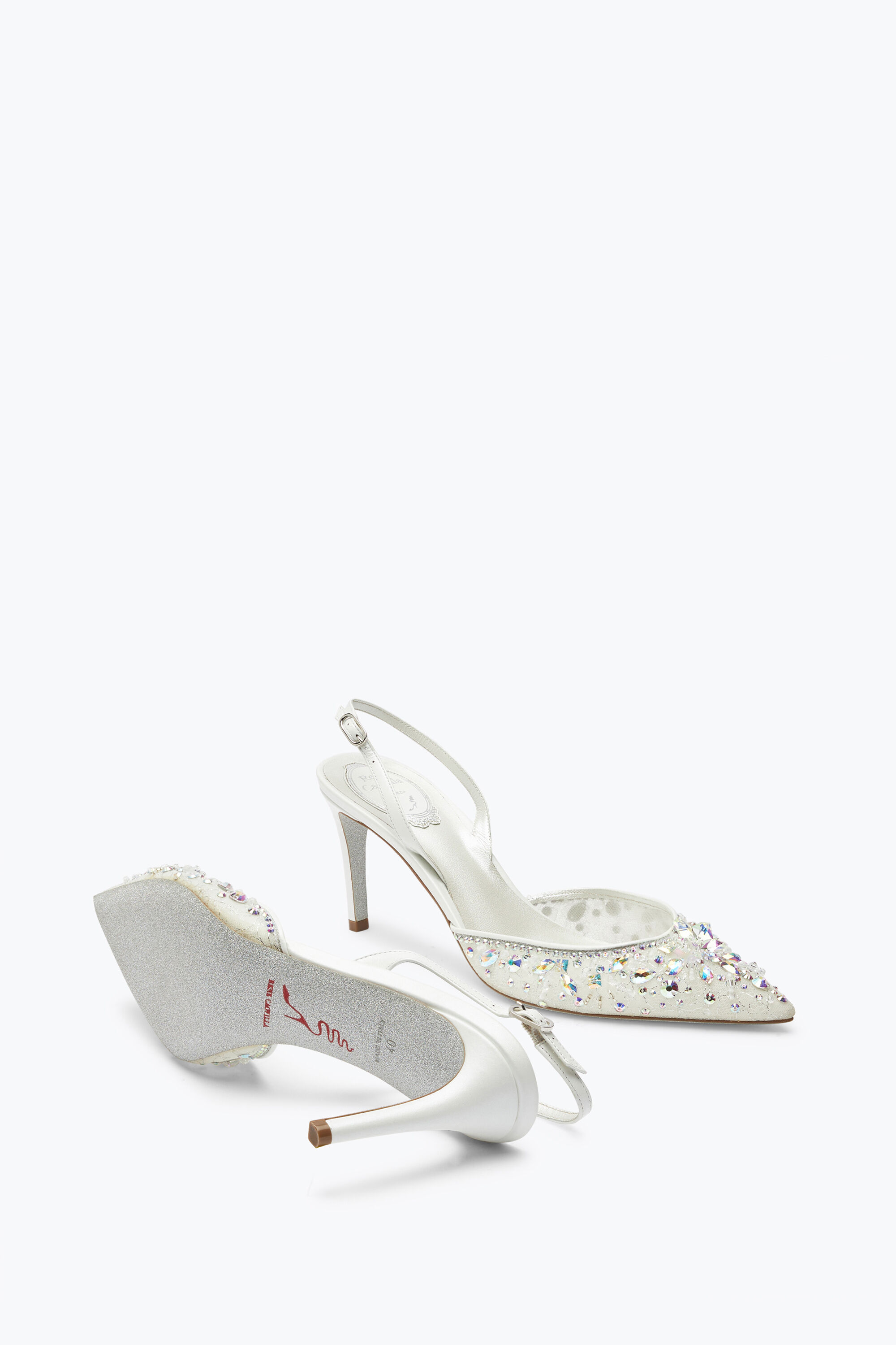 Slingback bianche on sale