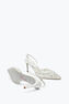 White Slingbacks Cinderella 75