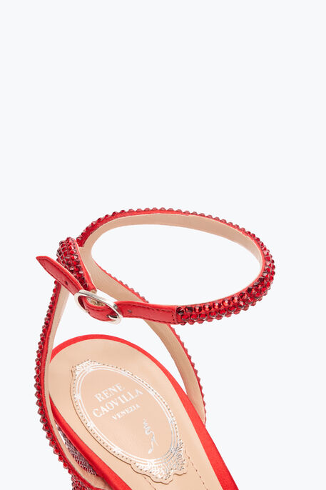 NICOLE RED SANDAL 80