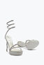 MARGOT CRYSTALS GRAY PLATFORM SANDAL 130