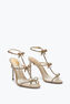 Caterina Honey Sandal With Crystals 105