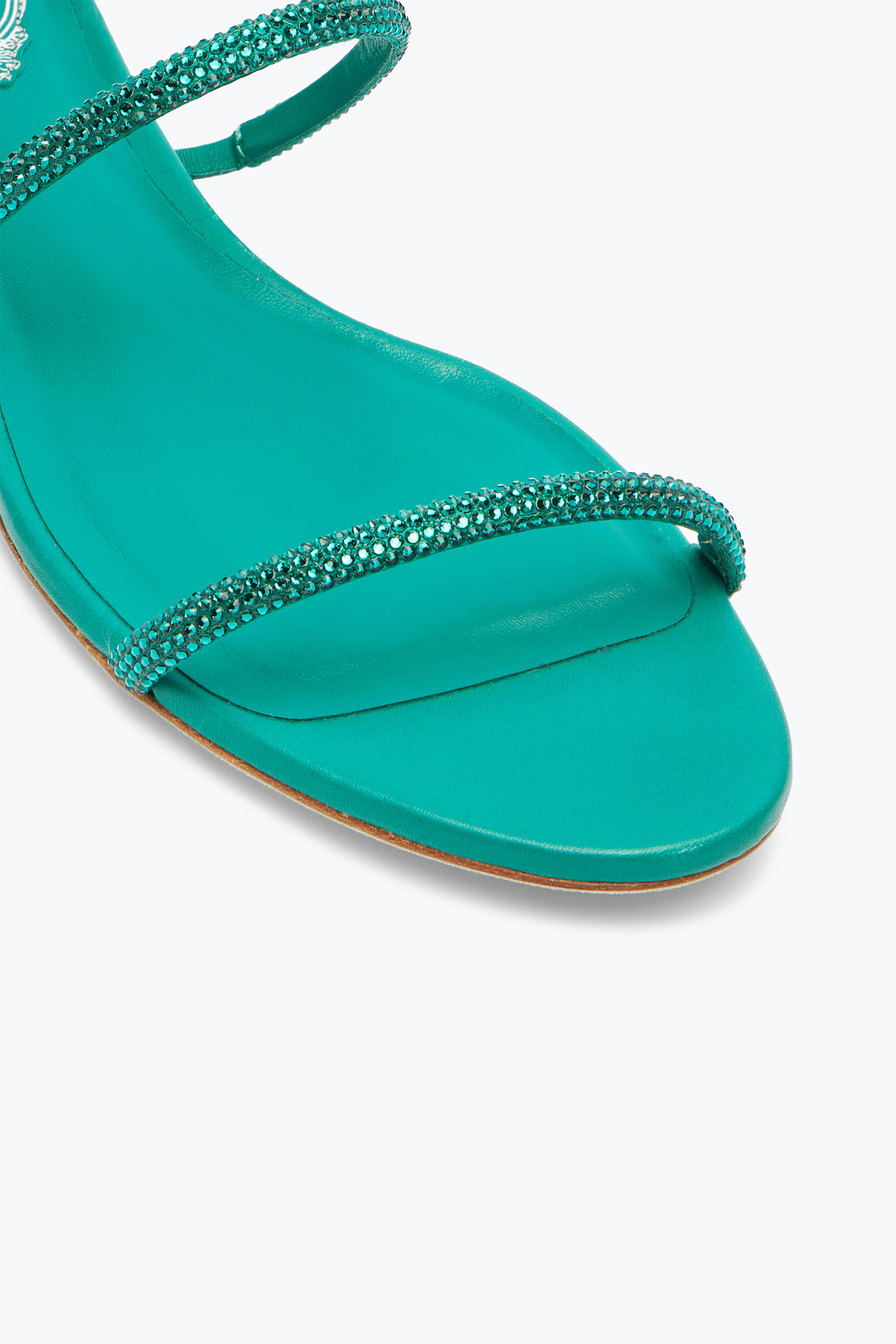 Emerald green sandals on sale