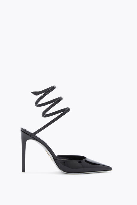 CLEO BLACK PATENT LEATHER PUMP 105