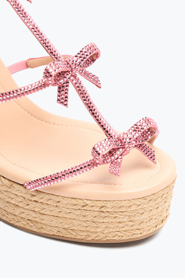 CATERINA CANDY PINK WEDGE SANDAL 120
