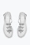 Caterina Silver Thong Sandal 10