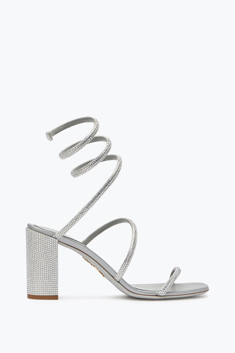 Cleo  Crystal Gray Sandal 80 Cleo  Crystal Gray Sandal 80