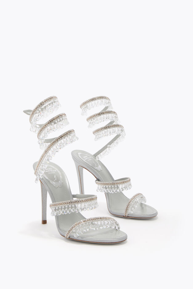 CHANDELIER PEARL GREY SANDAL 105