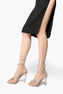 MARGOT MIRRORED SILVER SANDAL WITH BUTTERFLIES 105