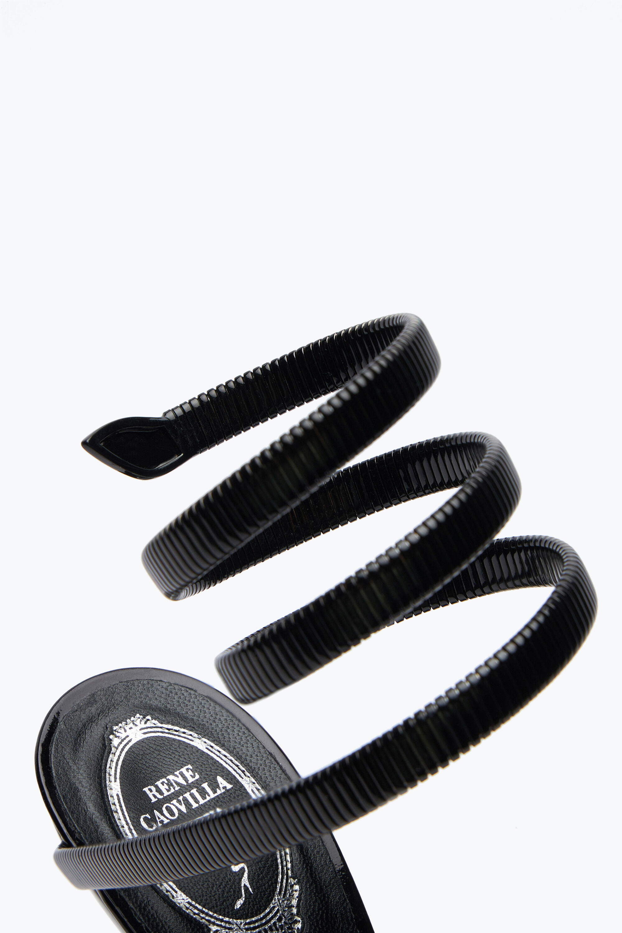 Jeweled Symphony Black Sandal 105 | Rene Caovilla®