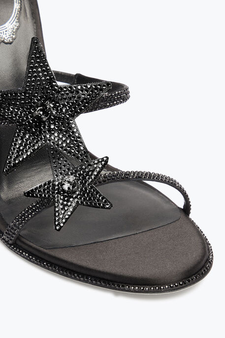 CLEO STAR BLACK SANDAL 105 CLEO STAR BLACK SANDAL 105