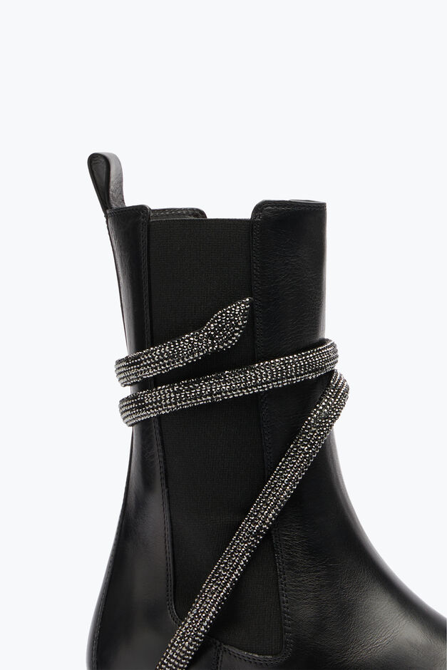 Bottine Motardes Noires Cleo Combat Bottine Motardes Noires Cleo Combat